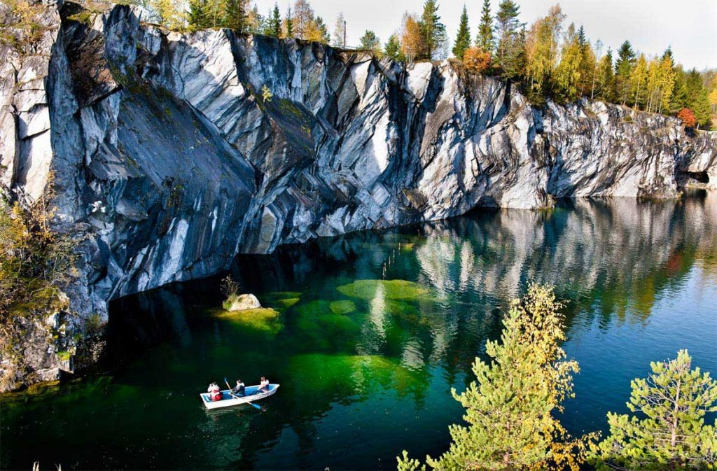 Горный парк Рускеала, Мраморный каньон